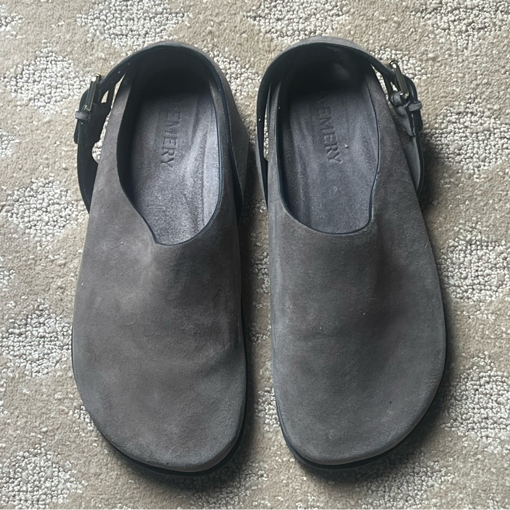 A Emery Suede Mules / Clogs